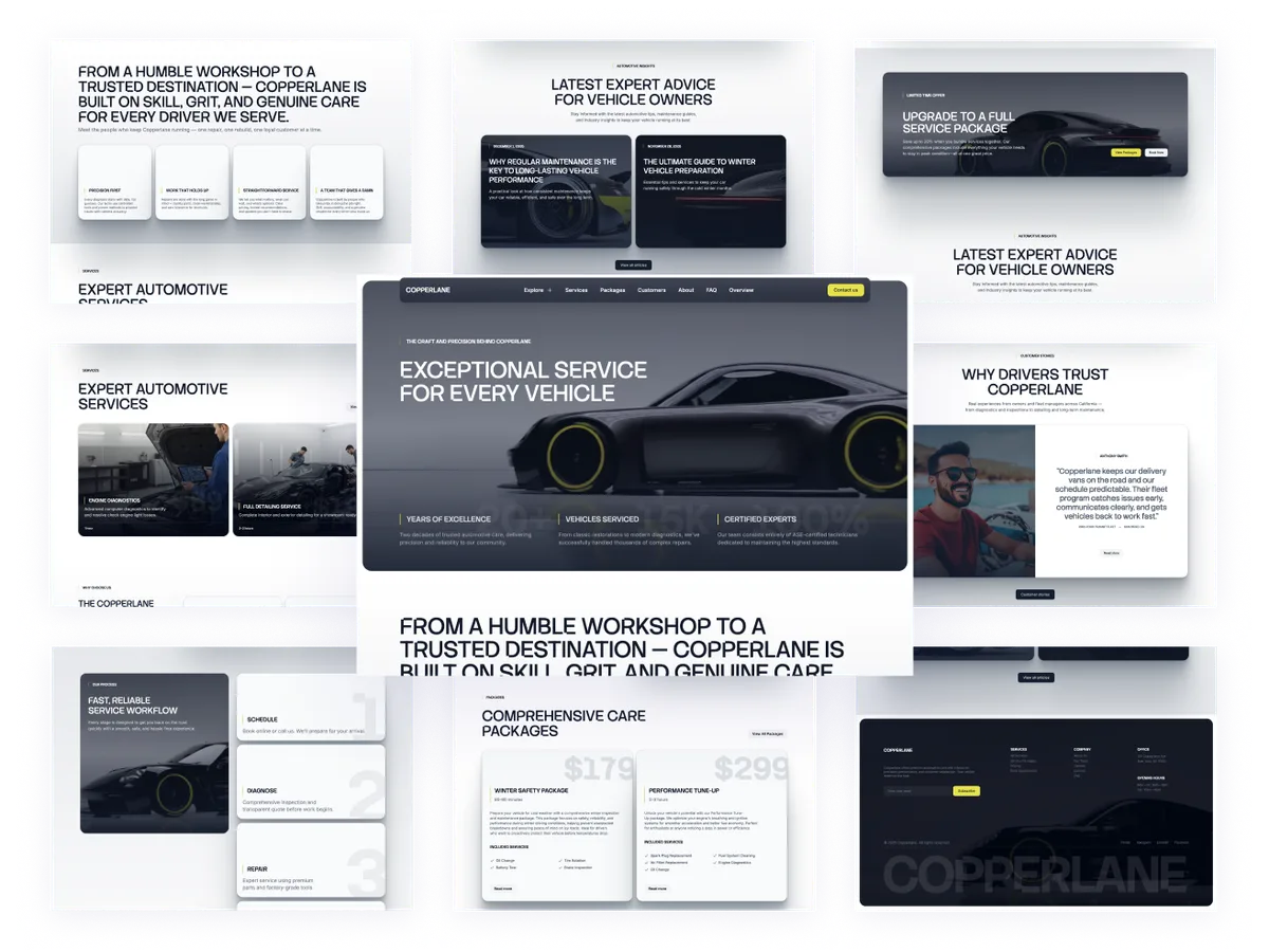 Copperlane theme preview