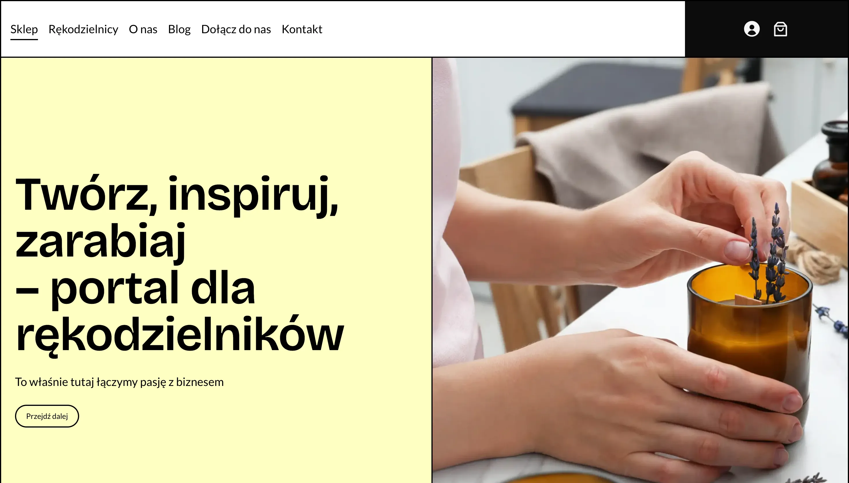 Craft Share website preview