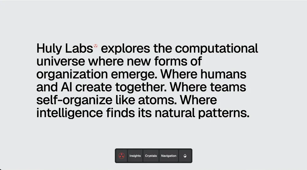 Huly Labs website preview
