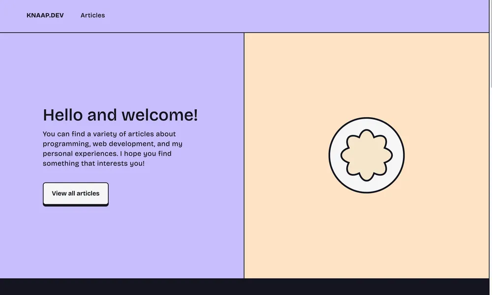 Knaap website preview