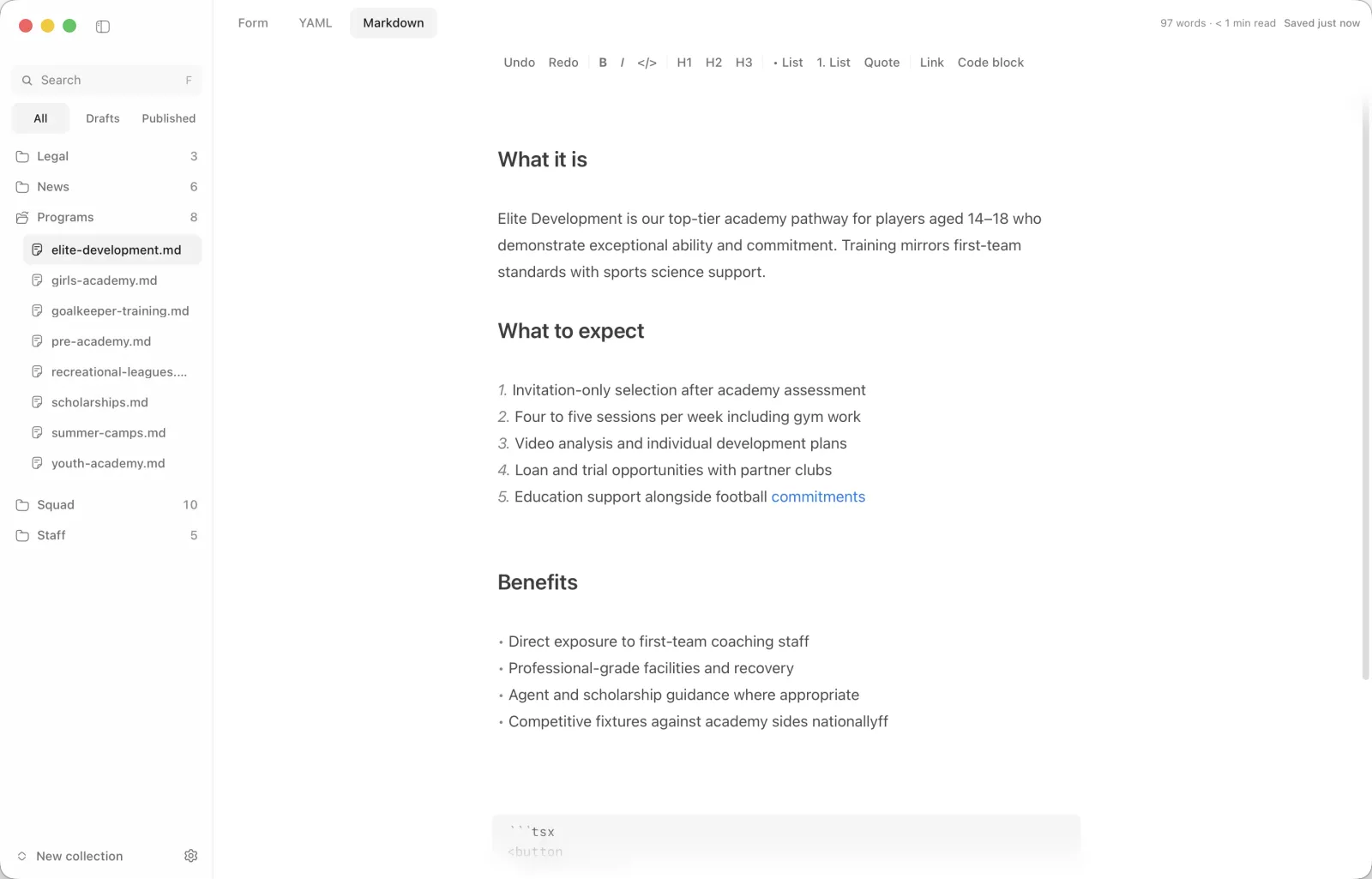Morrisson Markdown editor