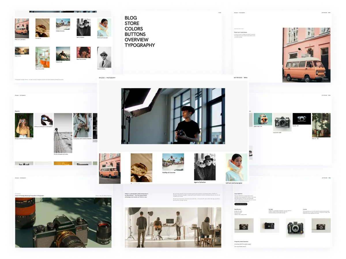 Riflesso theme preview