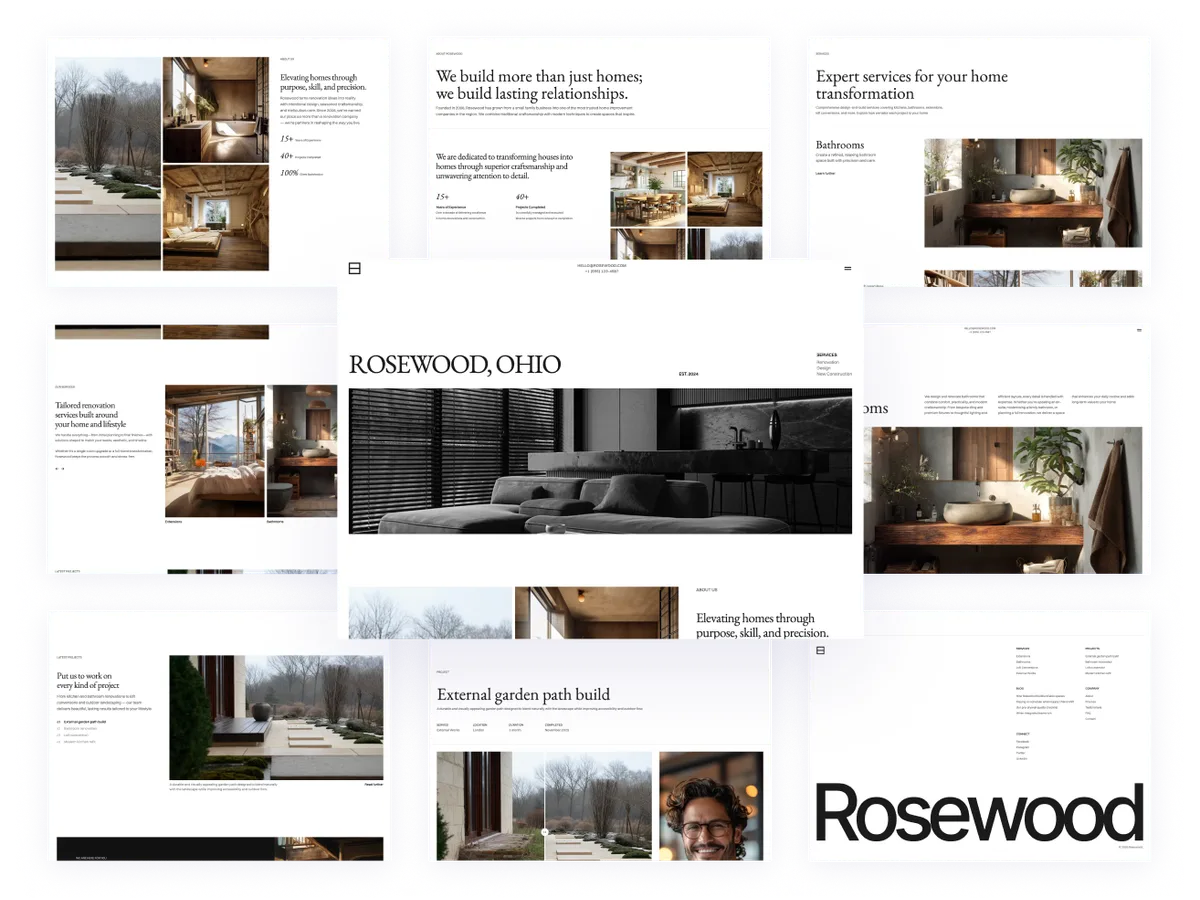 Rosewood theme preview