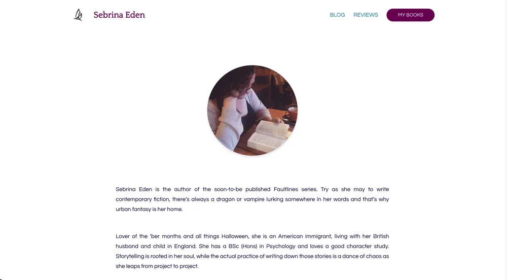  Sebrina Eden website preview