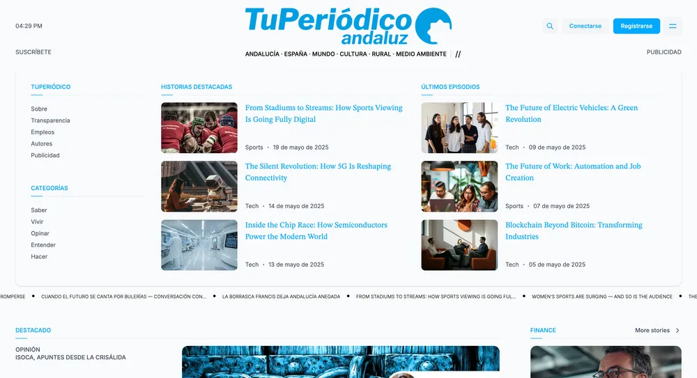 Tu Periódico website preview