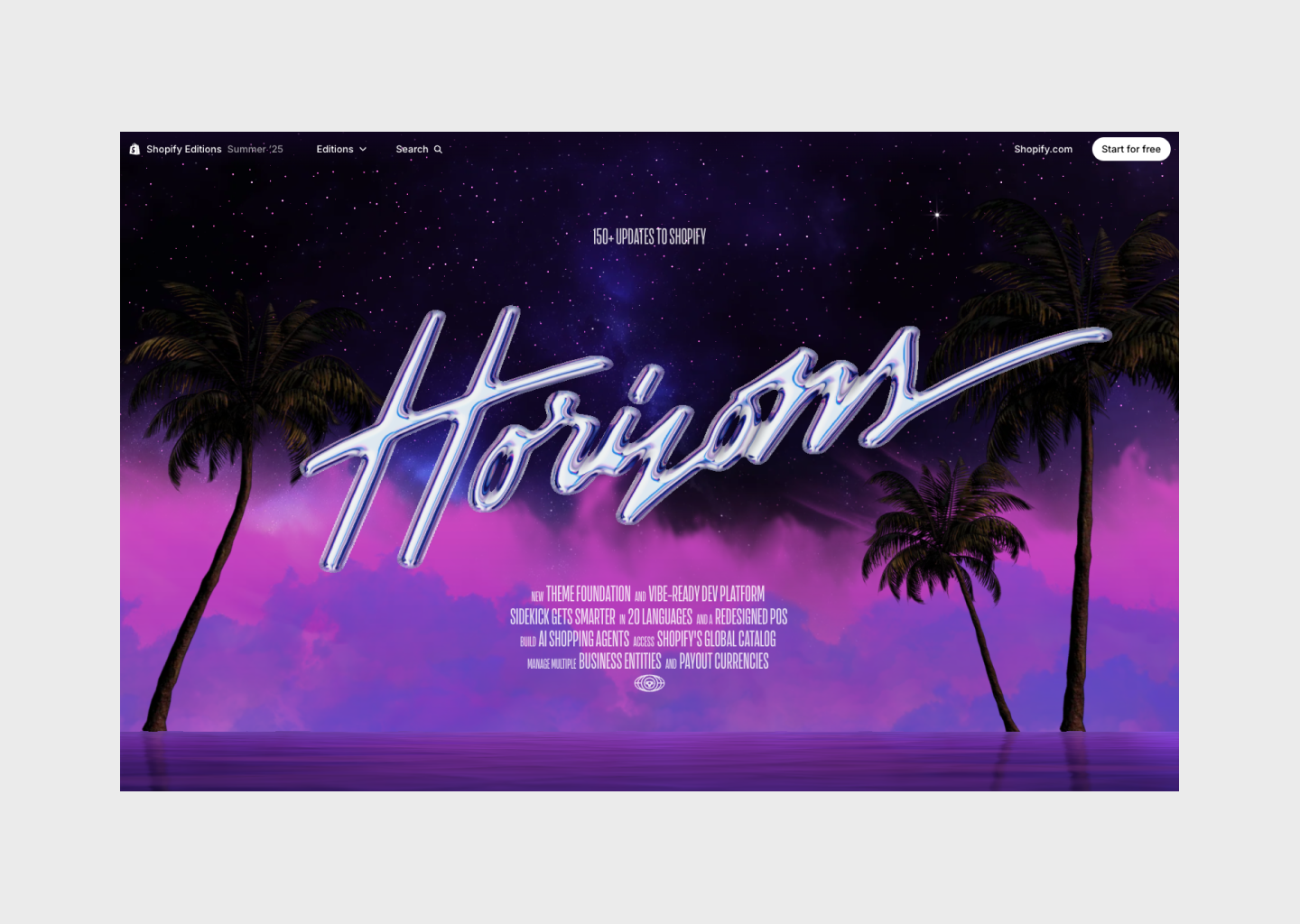 Shopify Editions Summer ´25